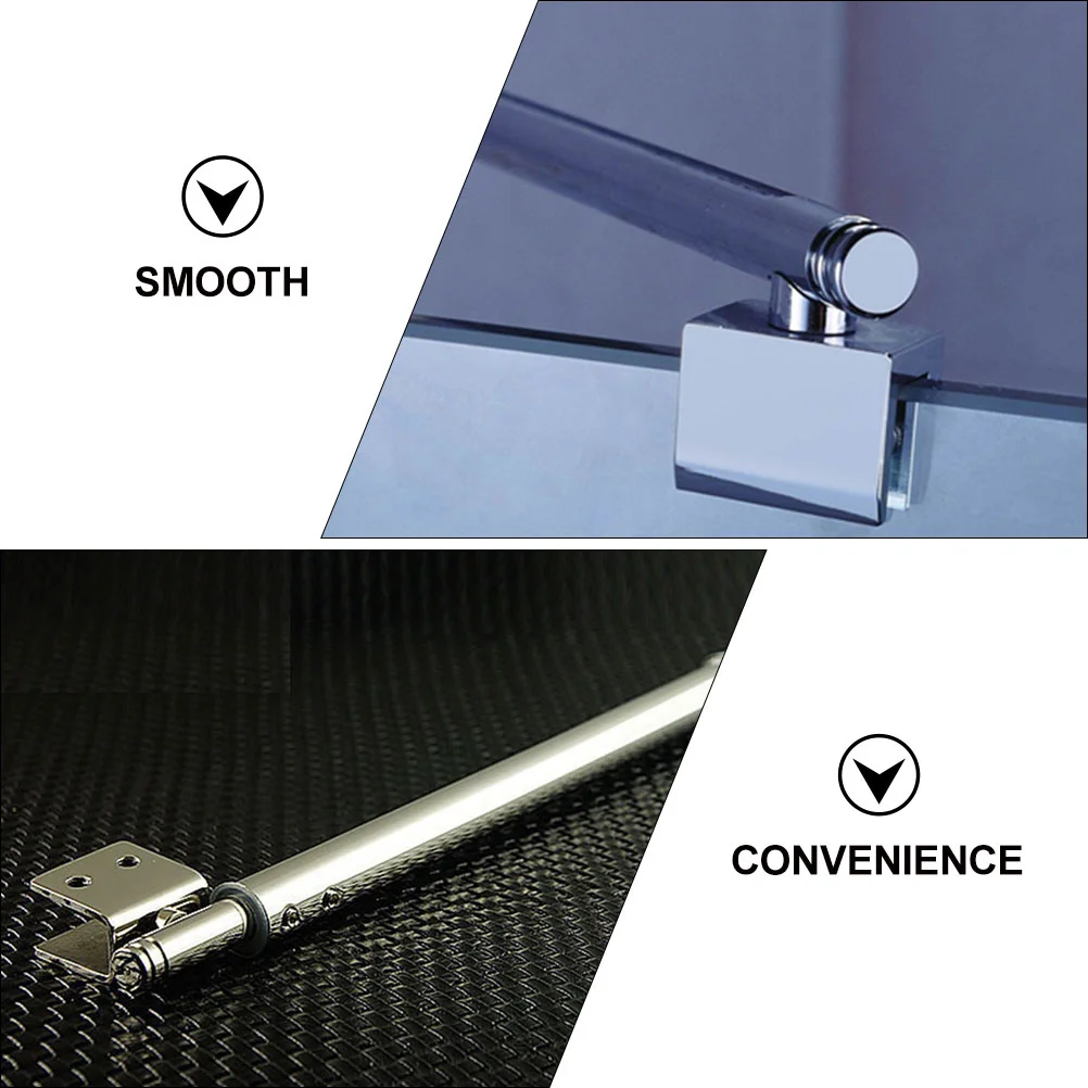 Adjustable 304 Stainless Steel Support Rod For Panel Hardware Frameless Door Brackets shower door Bath Enclosure Mounting Bars Glass Shower