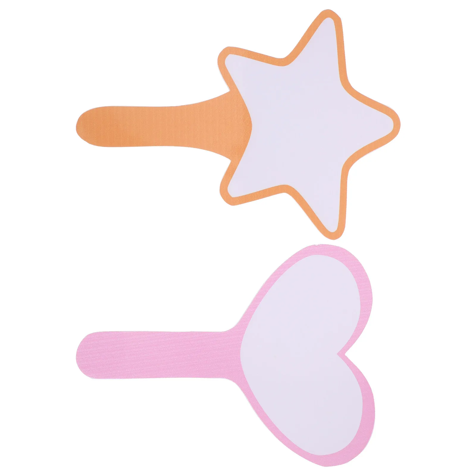 2pcs 핸드헬드 화이트보드 폼 휴대용 드라이 지우기 보드 투표 점수 게임 심사위원 점수 카드 미니 화이트 보드 학생용