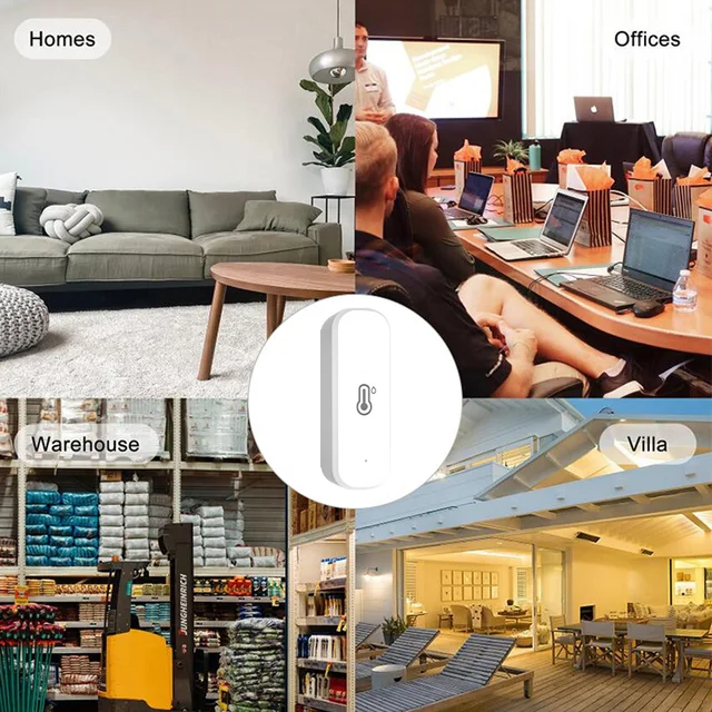 2PCS CozyLife WiFi Temperature Humidity Sensor Smarthome Connected Thermometer Compatible With Smart Life Alexa Google Assistant 5