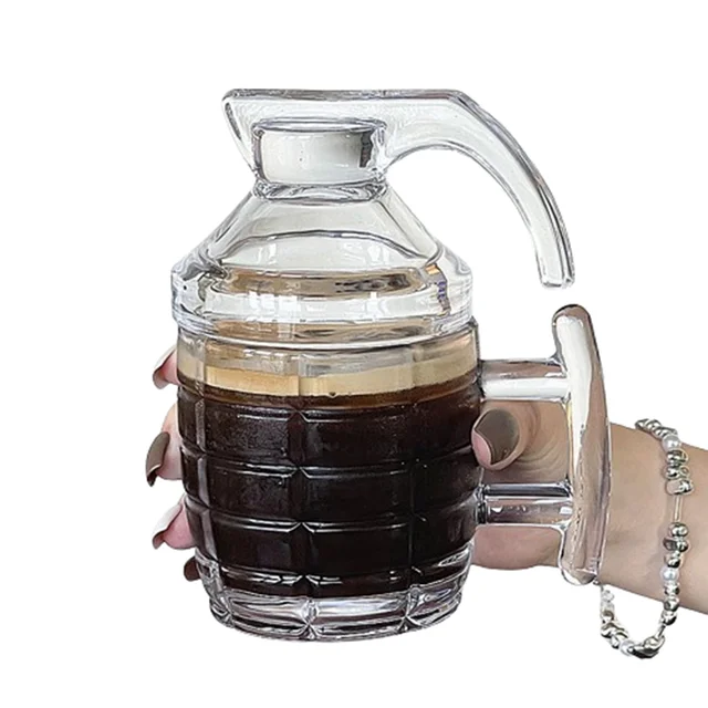 Glass Grenade Coffee Mug 1