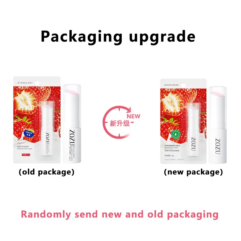 Daily Care Strawberry Milk Lip Balm Nourishing Repairing Improve Chapped Lines Righten Color Elastic Mild Moisturizing 2