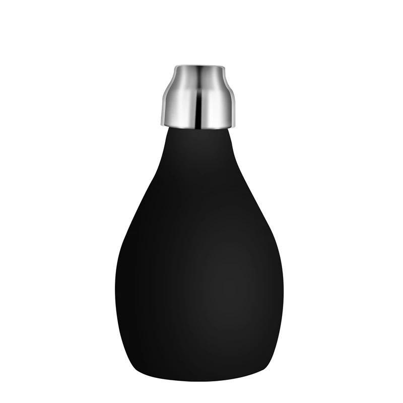 

Powder Spray Bottle, Refillable Silicone Powder Dispenser Empty Powder Container For Barber, Durable Black Powder Sprayer For Lo