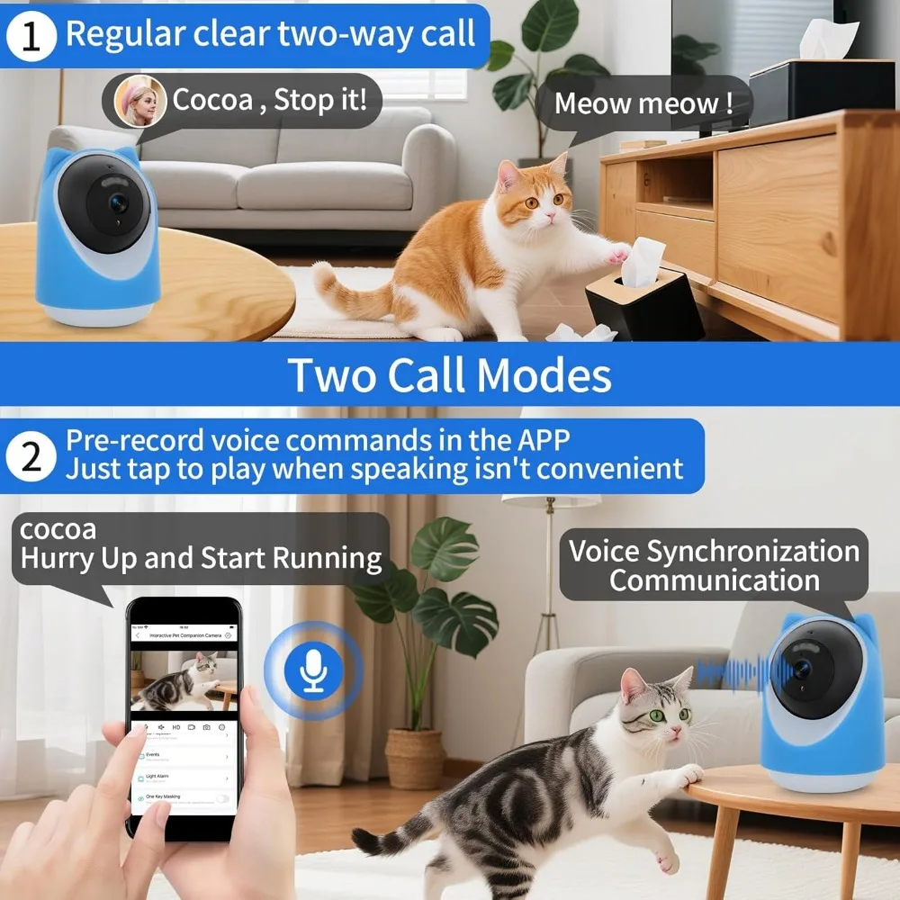 Smart Pet Camera Laser 4