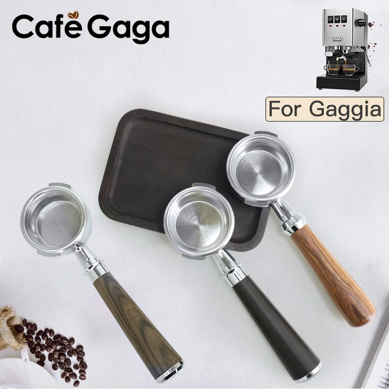 

Coffee 58MM Bottomless Portafilter For GAGGIA Filter Basket Replacement Espresso Machine Barista Accessories Coffee Tools