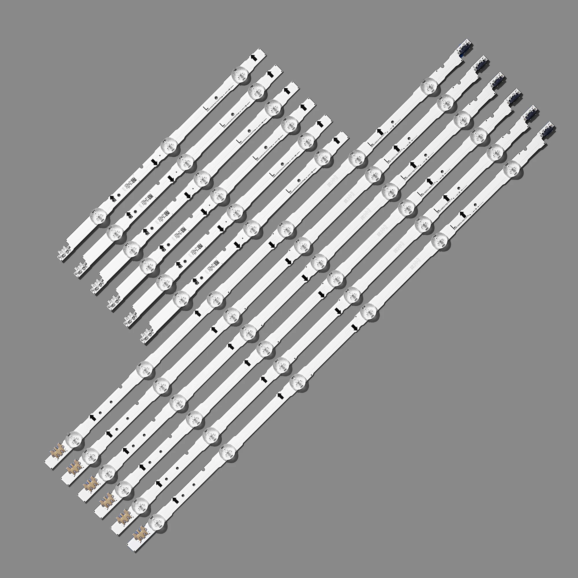 

12 PCS/set LED backlight strip for Samsung UE48H6400 UE48J5600 UE48J5600 UE48H5000 UE48H5500 UE48H6200AK D4GE-480DCA 480DCB-R3
