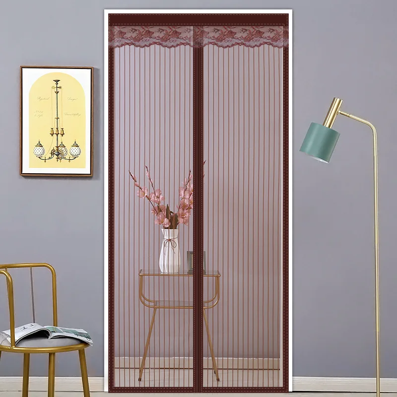 Door Curtain Summer Anti-mosquito Household Magnetic Screen Door Screen Magnet Pair Suction Partition Free Punch magnetic screen door curtain,anti mosquito door curtain,magnetic door curtain,mosquito net curtain,magnetic suction door curtain