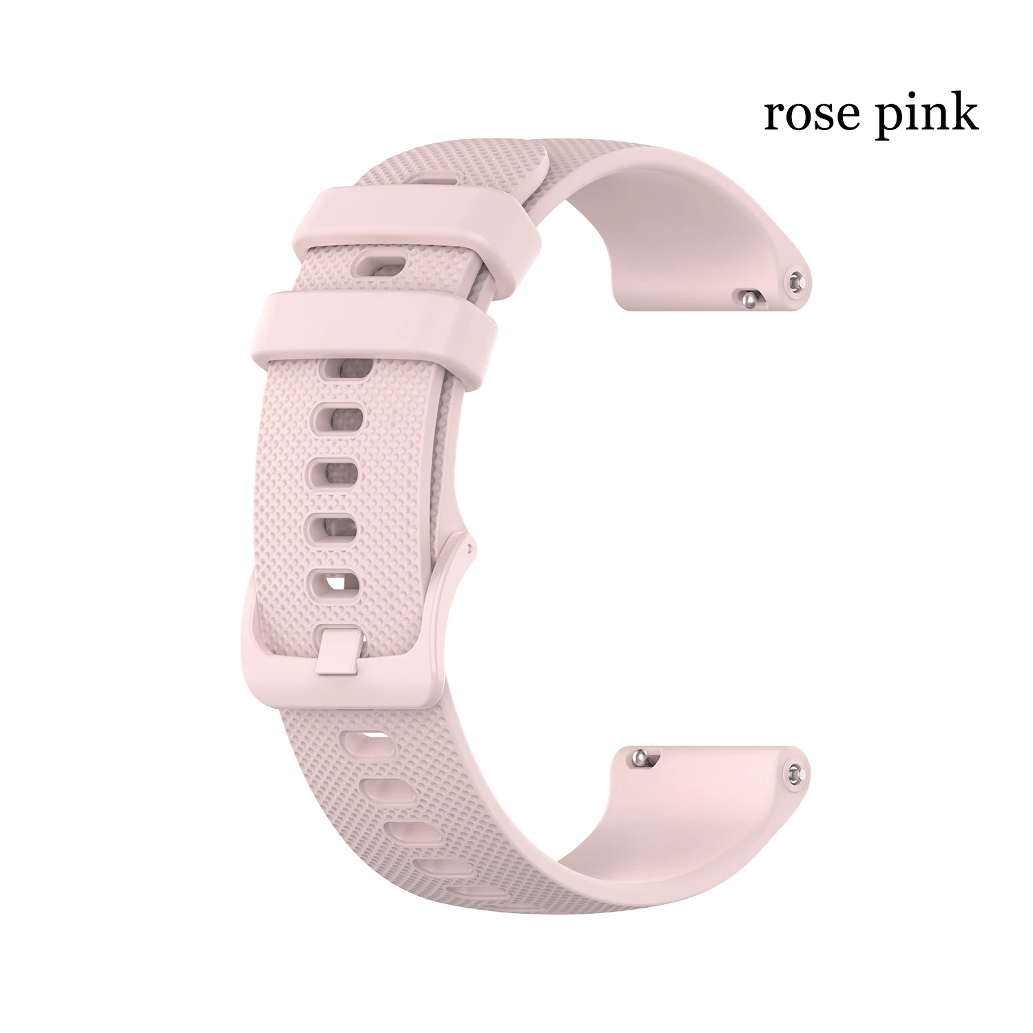 Blackview 2PCS 20MM Bracelet montre connectée compatible avec IOWODO  Blackview R3/ R3PRO/ X3PRO/ R5/ R2 TPU Nylon Rose