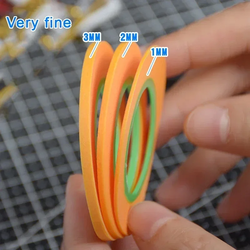 3pcs 핀 스트라이프 테이프 Fineline 마스킹 테이프 세트 모델 마스킹 테이프 DIY 공예 자동차 자동 페인팅 아트에 대 한 자동차 마스킹 테이프