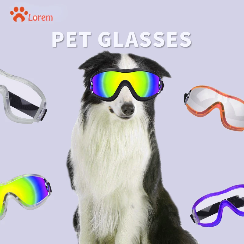 

Pet Glasses for Summer Dog Supplies Waterproof Windproof Sunscreen Protection Goggles UV Dog Sunglasses for Medium Large Dogs