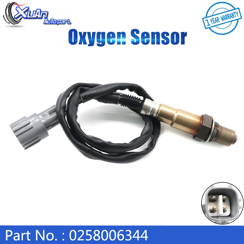 

XUAN Air Fuel Ratio Sensor Lambda O2 Oxygen Sensor 0258006344 For Toyota Yaris Hatchback 1.0L 2003 89465-0D010