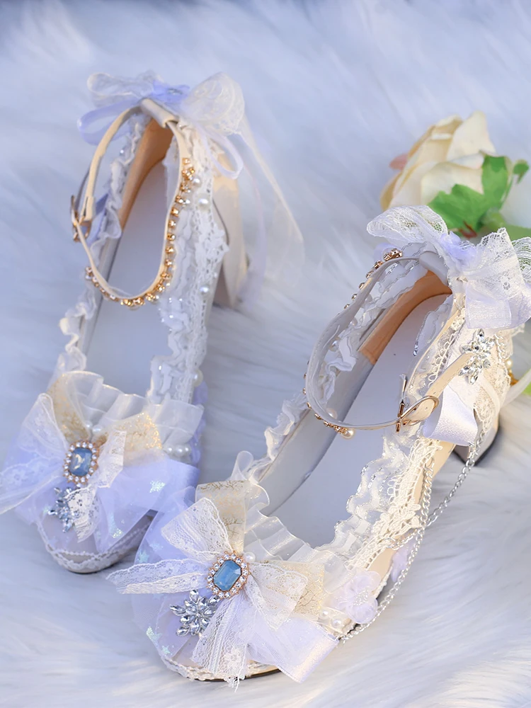 

Handmade Tea Party Shoes Lolita Flower Qu Catch Wedding Lo