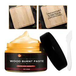 Wood Burning Gel Wood Craft Combustion Gel Burn Paste Multifunctional DIY Pyrography Accessories For Paper