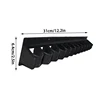 Wall Mounted Stables Horse Riding Whip Rack Holder Equestrian Bracket Holds Up To 12 Whips Riding Horse Equipment Accessories 6