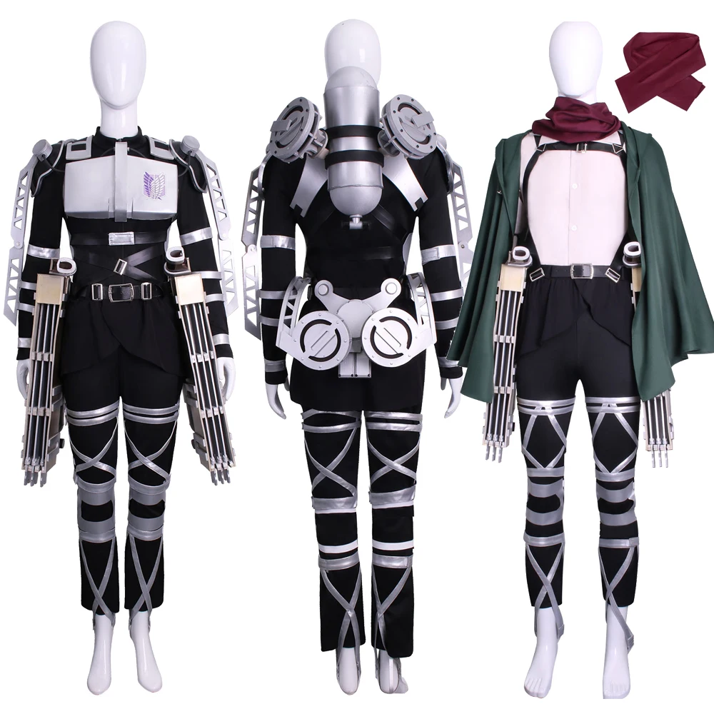 Attack On Titan Shingeki No Kyojin Final Season Mikasa Ackerman Cosplay  Costume：