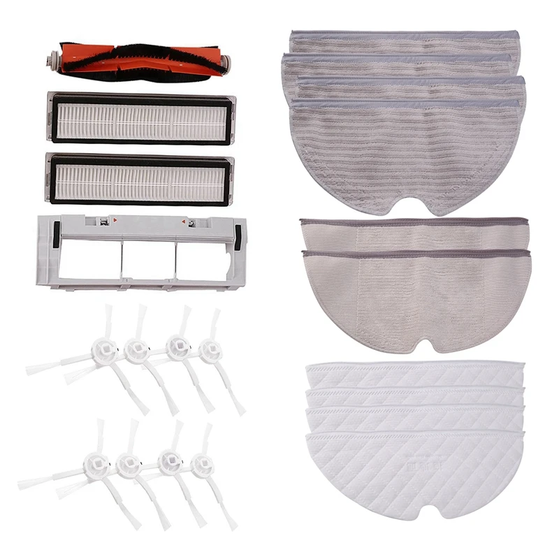 

Replacement Main Brush Side Brushes HEPA Filter For Dreame D9 Robot Vacuum Cleaner Mop Cloth Rags Parts