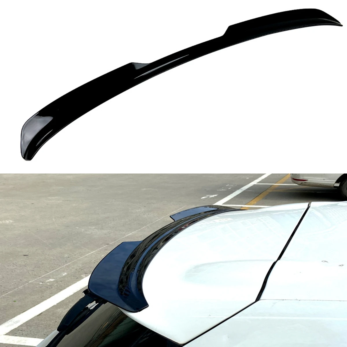 Auto Dach Spoiler Für Volkswagen Für VW Für Golf 7 MK7,5 VII GTI R GTD Max 2014-2019 Heckspoiler Für Standard R-Line Stil – Detail 3
