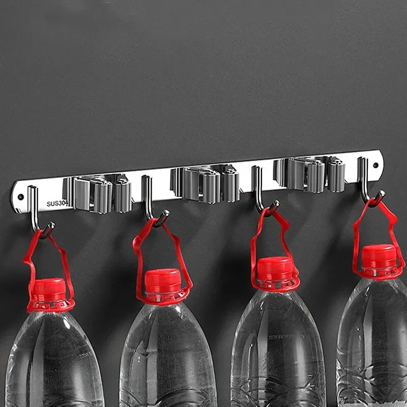 رف ممسحة ستانلس ستيل لاصق