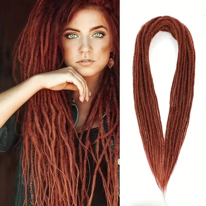 Double Ended Dreadlock Extensions 24 Inch