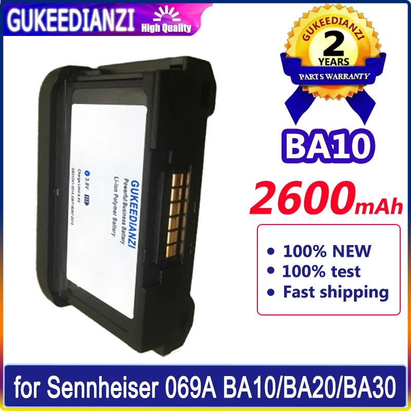 

Аккумулятор GUKEEDIANZI 2600mAh для Sennheiser 069A BA10 BA20 BA30 батареи