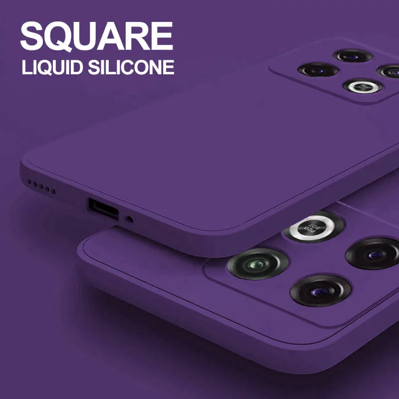 Luxury Liquid Silicone Matte Solid Color Phone Case - Full Cover Bumper Design