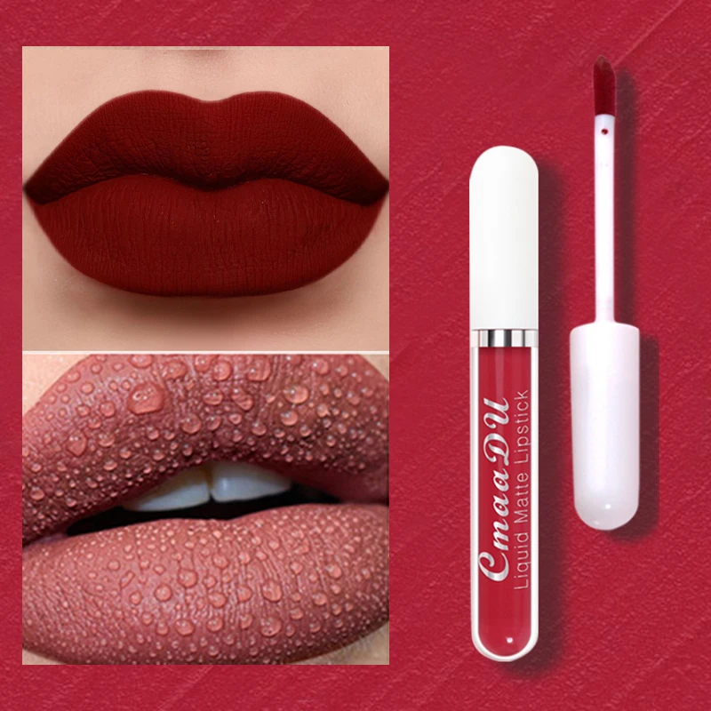 aliexpress.com - Sexy Velvet Matte Lip Gloss Liquid Lipstick Lipgloss Beauty Red Nude Waterproof Longlasting Makeup