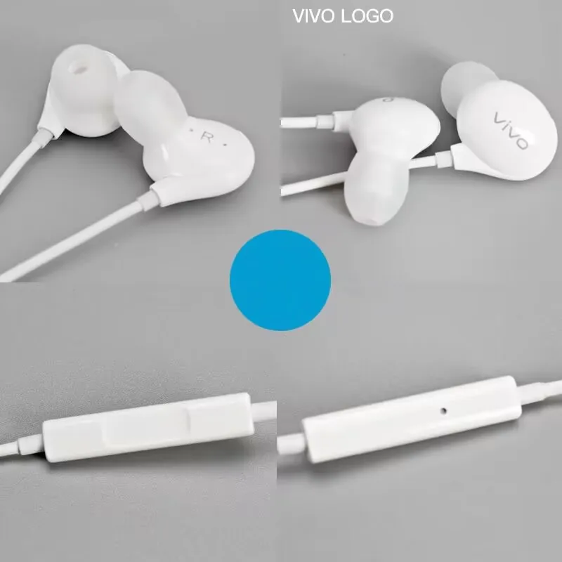Original For Vivo XE710 Type C Wired Earphone HiFi Sport Headphones with  mic For Vivo S18 S16 Pro X90 100 X21 X23 Nex iQOO 11Pro