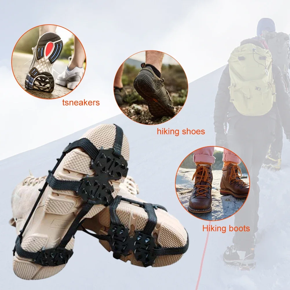 Glaciar S3 Botas Con Crampones Incorporados Empuñaduras De Hielo