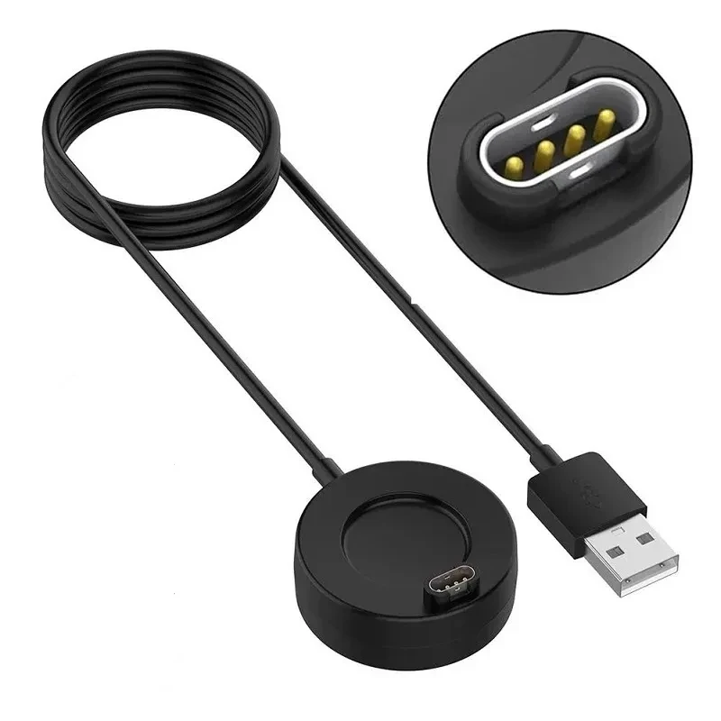 Universal Smart Watch USB Charging Cable - 1M Length for Garmin Fenix Series and More