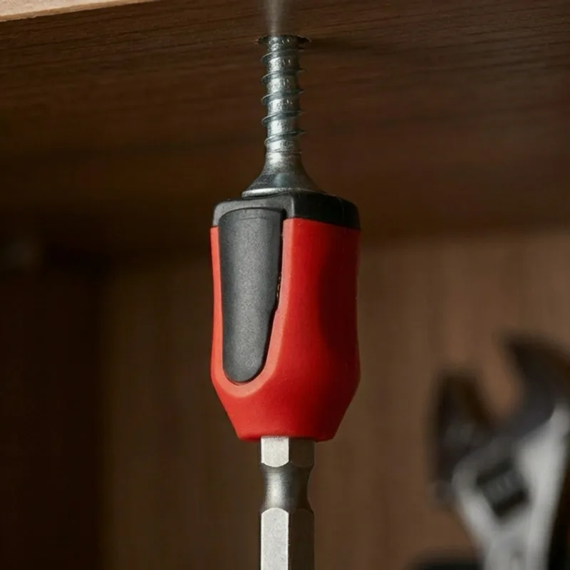 Magnetic Screw Holder Rings - Removable Electric Screw Bit Magnetizer with Universal Magnetic Grip