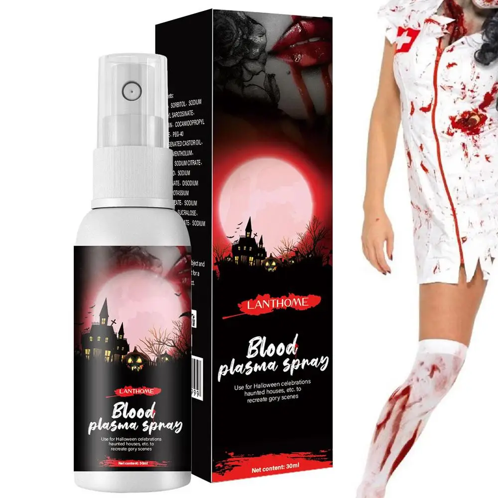 Est Ce Que Le Faux Sang Part Au Lavage Vêtements d'halloween, faux sang, réalistes, Cosplay, liquide, Spray  sanguin, gouttes de sang pour les yeux | AliExpress
