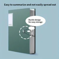 60-Pocket A4 File Folder - Waterproof PP Document Organizer for Test Papers & Family Records - Image 4
