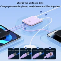 500000mAh Mini Power Bank Built-in 4 Cables Large Capacity Super Fast Charging External Battery for IPhone Samsung 2026 New - Image 6