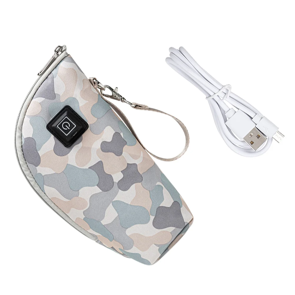 

Bottle Warmer USB Newborn Sleeve Heater Milk Cover Pu Heating Infant Baby Travel Feeding