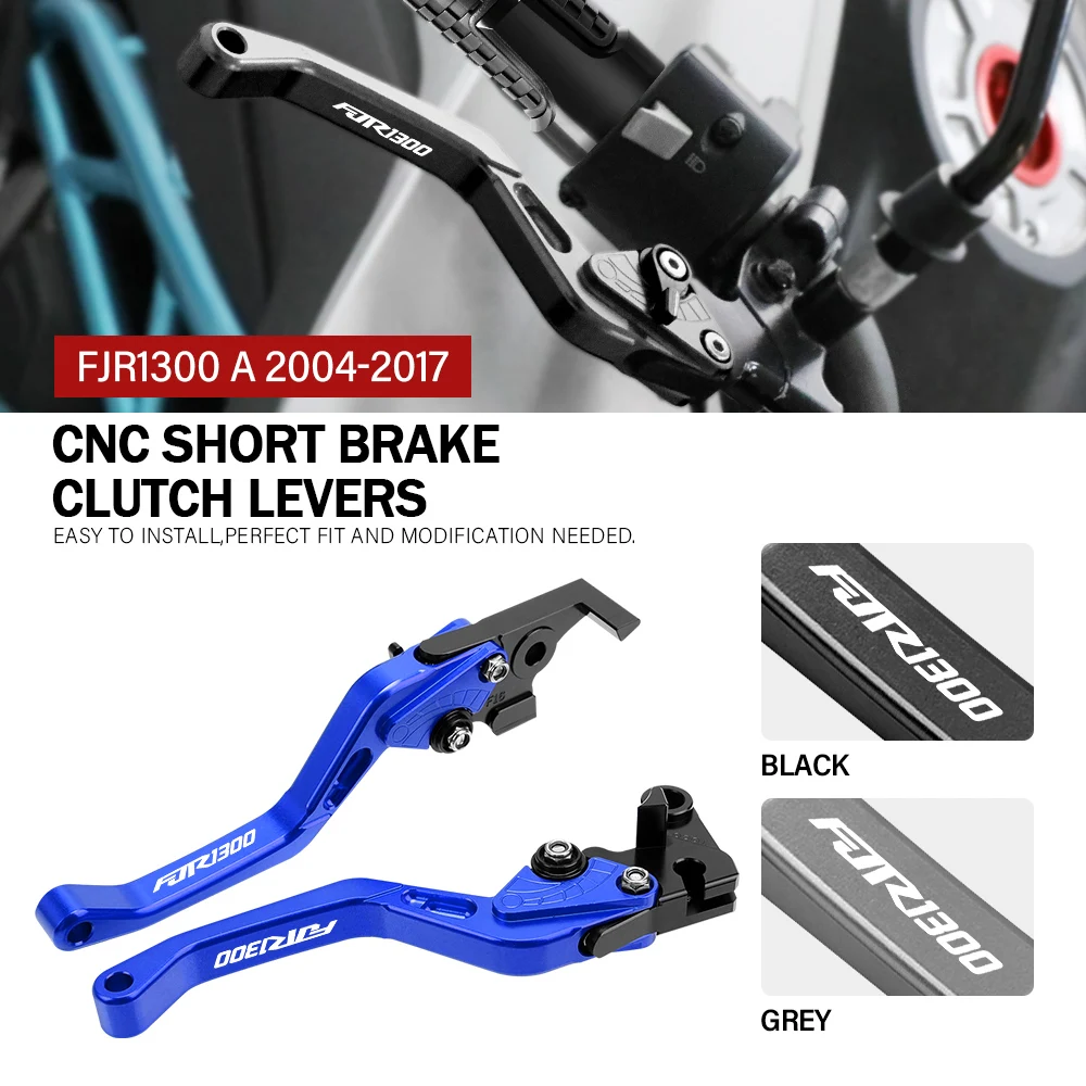 

CNC Adjustable Brake Clutch Levers Handle For YAMAHA FJR1300 A FZ1 FZ6 FAZER FZ6N FZ6S FZ16 Motorcycle Accessories Handles Lever