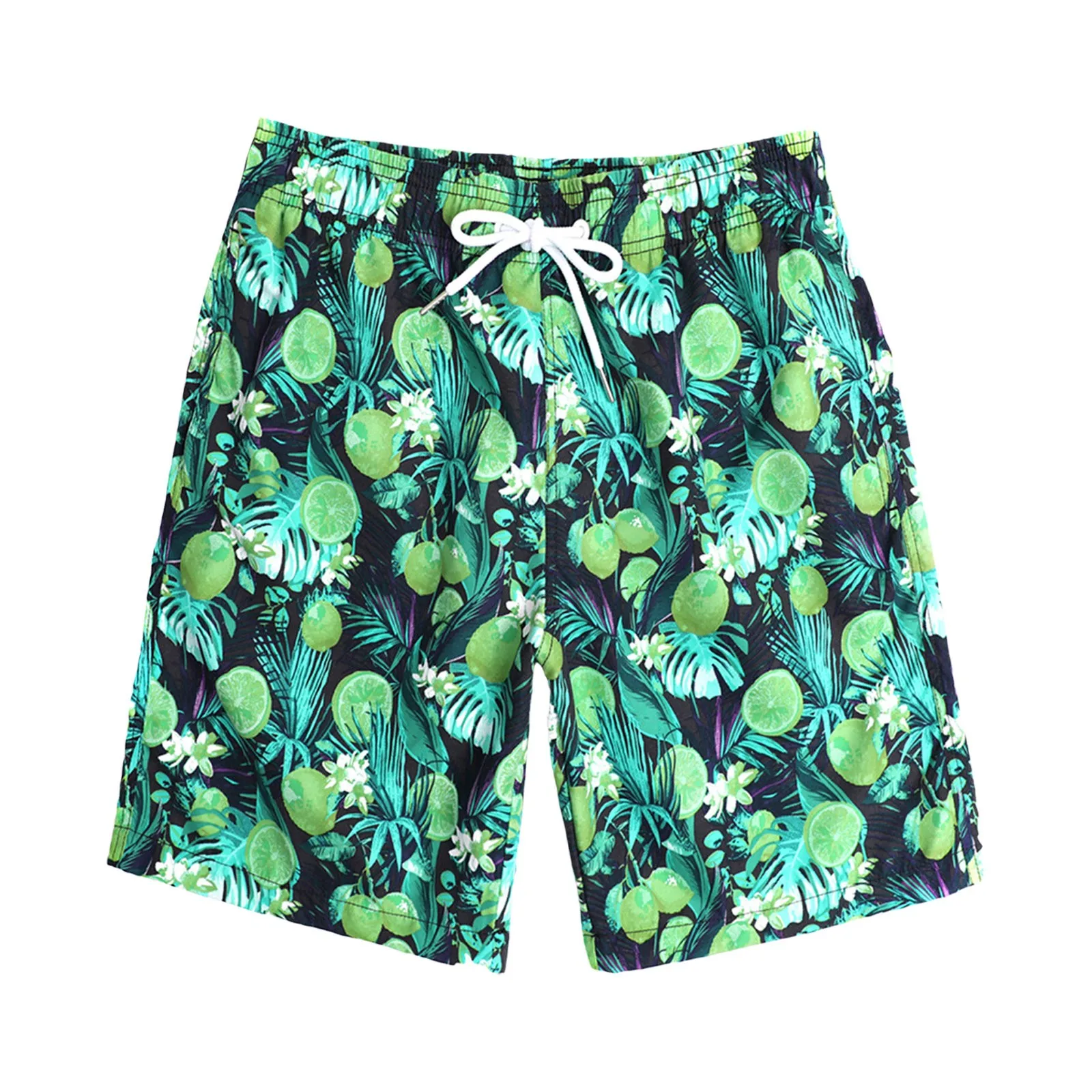 

Мужские пляжные шорты, быстросохнущие спортивные повседневные свободные штаны для отпуска, Длинные плавки, большие размеры