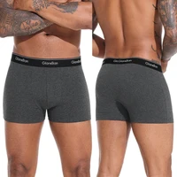 5 pièces Pack coton Boxer hommes sous-vêtements mâle marque culottes et caleçons pour Homme luxe ensemble Shorts boîte glisse marque slips 6