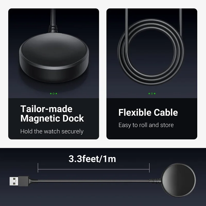 Câble de chargeur pour Samsung Galaxy Watch 6, 5, 5Pro, 4 Classic, 42mm,  46mm, Active 2/1, 40mm, 44 USB, Chargement sans fil, Magnétique S6 -  AliExpress