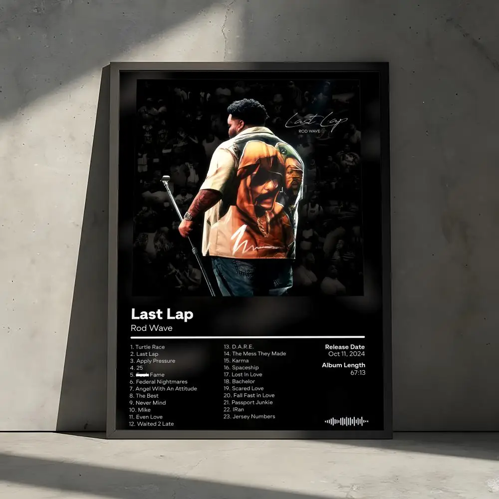 Rapper-Musik-Pop-Album R-Rod W-Wave Poster, dekorative Wandkunst-Aufkleber, Wandbild, Fotodruck für Zuhause, Wohnzimmer, Flur, Dekoration – Detail 15