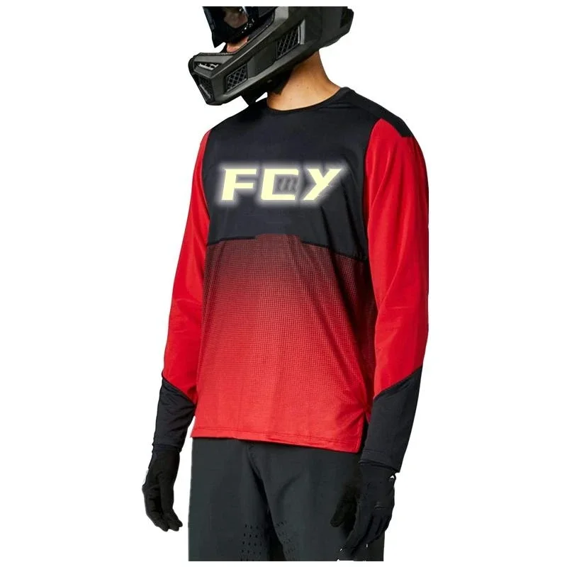 Cycling Jersey Para Hombre Maillot Transpirable Manga Larga Bicicleta Monta&ntilde;a Ciclismo Carreras Secado Camiset Bicicletas