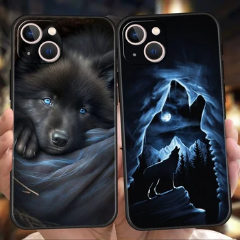 Moon Roaring Wolf Phone Case Cover for iPhone 15 14 13 12 Pro Max XR XS X 11 7 8 Plus 13 Mini Silicone Soft Fundas Shell Capas- Moon Roaring Wolf Phone Case Cover for iPhone 15 14 13 12 Pro Max XR XS.jpg