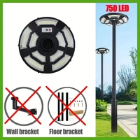 Lumière de cour extérieure à énergie solaire UFO charge solaire lumière de cour marche/arrêt automatique de l'aube au crépuscule source avec capteur de mouvement 4