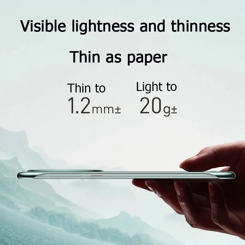 Slim Clear Plating Frameless Shockproof Case - Durable Hard Protective Cover