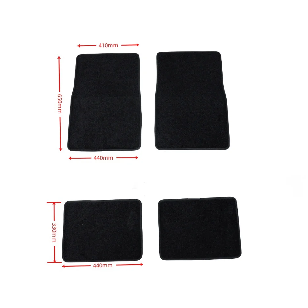 Tapis de sol de voiture léger à 8 couleurs Tapis de pied automatique Tapis de so