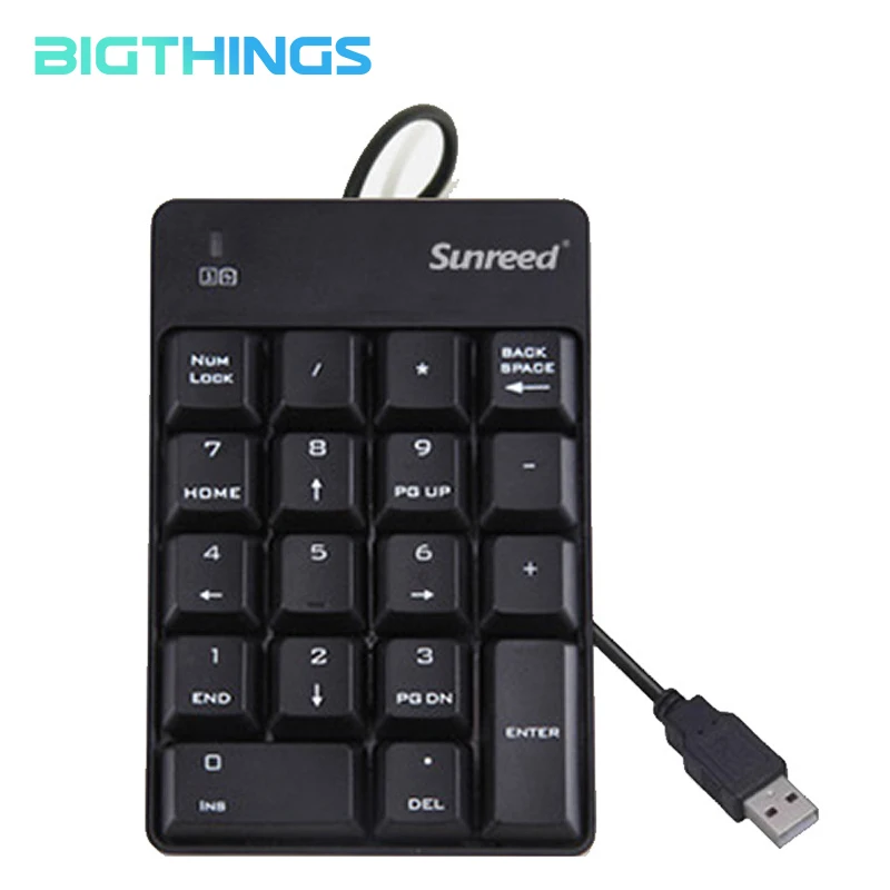 Mini Numeric Keyboard Wired digtal Keypad Portable For Laptop PC Computer Tablet Windows Desktop Lenovo Thinkpad Hp Dell | Компьютеры и