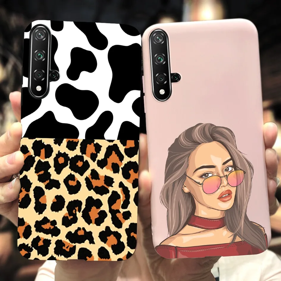 Nova 5T Case For Huawei nova 5T Funda YAL-L21 YAL-L61 YAL-L71 Shockproof  Cover Fashion Painted Phone Case For Huawei Nova5t Capa