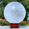 Natural White Calcite Quartz Sphere Crystal Ball Specimen Healing 4