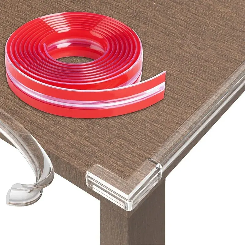 Table Edge Protector 1/2/3M Self Adhesive Transparent Kids Collision Proof Soft Bumper Baby Safety