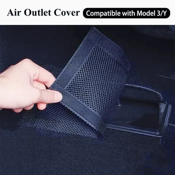For Tesla Model 3 Y Highland Air Vents Cover Under Seat Outlet Protector Anti-blocking Dust Mesh 2025-2021 Interior Accessories 1