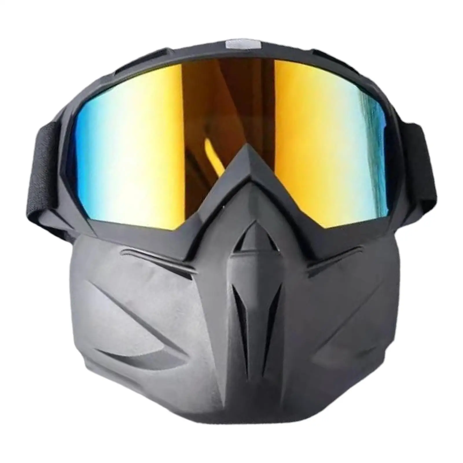 Motorcycle Goggles Mask Adjustable Motocross Sunglasses Removable Protective Glasses Fit for Ski Skiing Snowmobile M