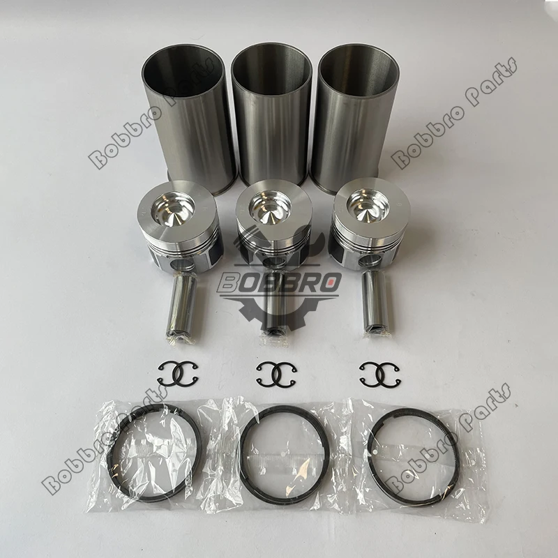

3TNA84 Liner Kit With Piston And Ring For Yanmar Compact Utility Tractor FX20 F20 Diesel Engine Spare Parts